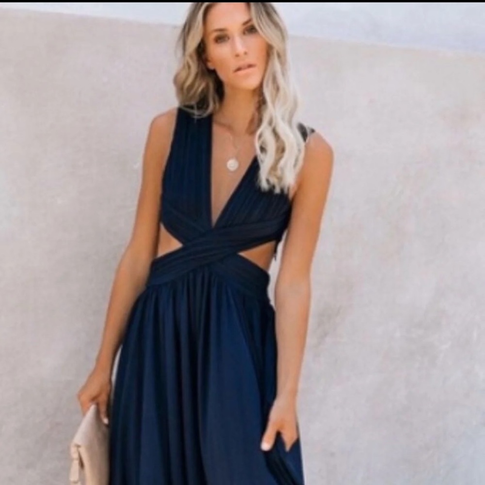 Vici Midnight Blue Maxi Dress